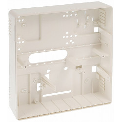 Boîtier pour centrales d'alarme en plastique en saillie blanc avec autoprotection Tamper IP20 polystyrène universel SATEL OPU-4-