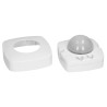 PIR 360度吸顶式移动和存在传感器 20米探测范围 IP20 适用于2000W LED 明装 白色 ORNO OR-CR-224
