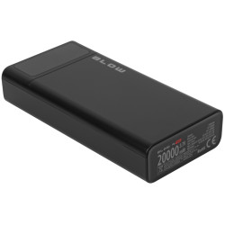 Pārnēsājama enerģijas banka 20000mAh 22.5W ātrā uzlāde PD QC 3.0 LED displejs 3 porti USB-C Lightning Blow PB20E/B