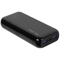 Хуткі Powerbank 20000mAh 22.5W PD QC 3.0 SCP Святлодыёдны дысплей Li-Poly Чорны Blow PB20F/B