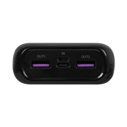 Хуткі Powerbank 20000mAh 22.5W PD QC 3.0 SCP Святлодыёдны дысплей Li-Poly Чорны Blow PB20F/B