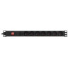 Multiprise pour armoire RACK 19 pouces 7 prises 230V 16A 1U PDU avec interrupteur Delta PD-7/RACK