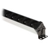 19 inch Rack Power Strip 8 sockets 230V 16A switch 2m cable 1U black PDU Delta PD-8K/RACK