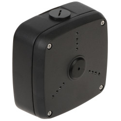 Junction box spacer bracket for outdoor cameras black sealed connector housing DAHUA PFA122-B