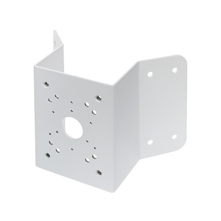 Suport de colț pentru camere de exterior alb din oțel montaj solid accesorii montaj CCTV DAHUA PFA151