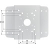 Suport de cantonera per a càmeres exteriors blanc d'acer muntatge sòlid accessoris de muntatge CCTV DAHUA PFA151