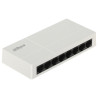 8-портов гигабитов суич 10/100/1000 Mbps RJ45 настолен пластмасов корпус Plug and Play енергоспестяващ DAHUA PFS3008-8GT-L-V2
