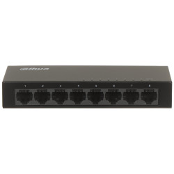 8端口千兆以太网工业交换机 RJ45 10/100/1000 Mb/s 金属外壳桌面型 CCTV IP DAHUA PFS3008-8GT-V2