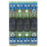 4-channel NO relay module for DIN rail 24V DC galvanic isolation electric strike bolt controller DELTA PK4-24-ZD