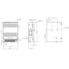 Modulær strømforsyning 24V DC 4.5A 108W for kontrollskap CCTV LED industriell automatisering Delta Electronics PMT-24V100W2BA