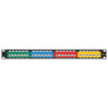 Patch Panel 24 Port RJ45 Cat. 5e UTP 19 Inch 1U Angled Black LAN Cable Organizer Delta PP-24/RJ-KAT