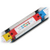 パッチパネル 24ポート RJ45 Cat. 5e UTP 19インチ 1U アングル型 ブラック LANケーブルオーガナイザー Delta PP-24/RJ-KAT