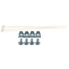 Patch Panel RJ-45 24 Ports FTP Cat.6 RACK 19 Inch 1U Shielded Black Professional Network Patch Panel Delta PP-24/RJ6-C/FTP-S