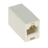 LAN 以太网直通耦合器 RJ45 母对母适配器 100 件套 高品质 PET 耐用网络适配器 Delta Plug RJ45-G/RJ45-G*P100