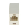 ตัวเชื่อมต่อ LAN Ethernet แบบหัวต่อตัวเมียถึงตัวเมีย ชุด 100 ชิ้น คุณภาพสูง วัสดุ PET อะแดปเตอร์เครือข่ายที่ทนทาน Delta Plug RJ4