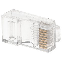 Modularni utikač 8-pinski za UTP kabel kat. 5 5e set 1000 komada mrežni LAN Ethernet konektor Delta Plug RJ45/C53*P1000