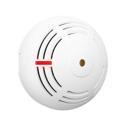 Autonomisks optiskais dūmu detektors ar bateriju EN 14604 CNBOP sertifikāts ugunsgrēka signalizācija mājām birojam SATEL SDA-250