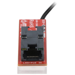 Gigabitový PoE napájací adaptér DC/DC menič 12V 1A 12W splitter izolátor LAN RJ45 ATTE SDIP-12-121