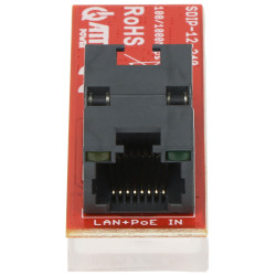 PoE 48V to 24V Gigabit Ethernet Passive PoE 802.3af Step Down Converter ATTE SDIP-12-240