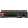 מתג PoE בעל 4 יציאות 10/100Mbps Hi-PoE 60W עם Watchdog ומארז מתכת שולחני כולל ספק כוח DAHUA SF1005P