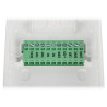 Digital PIR Motion Detector with LED Lighting Grade 2 White Home Alarm System SATEL SLIM-PIR-LUNA