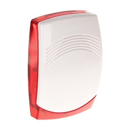 Grade 3 Piccolo internal optical-acoustic siren red loud 112dB anti-tamper alarm system CQR SO/PICCOLO/WR/G3