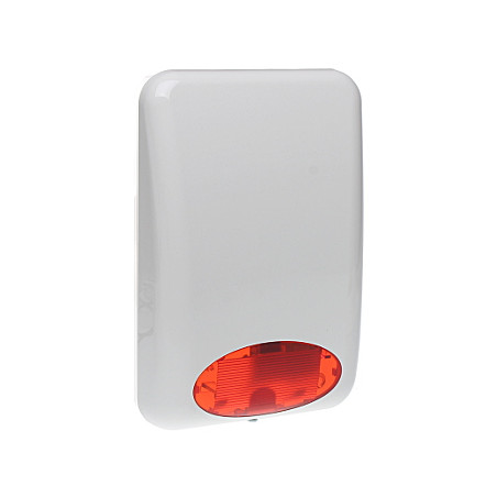 Penggera luar optik-akustik merah 120dB polikarbonat SATEL SPL-5010-R