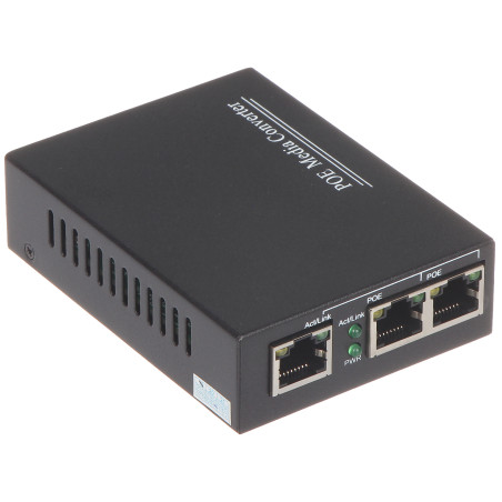 Industrieller 3-Port PoE Switch 2xPoE 802.3af 10/100 Mbps Desktop Netzteil inklusive CCTV Zubehör Delta SPS-2P/1