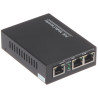 3-Port Industrial PoE Switch 2xPoE 802.3af 10/100 Mbps Desktop Power Supply Included CCTV Accessories Delta SPS-2P/1