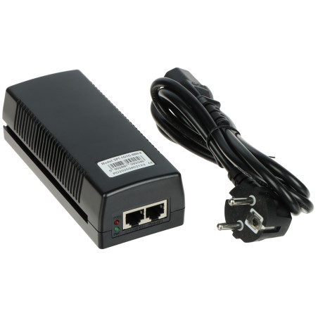 PoE 60W Gigabit Ethernet Injector IEEE 802.3af/at/bt Midspan til IP-kameraer og adgangspunkter Delta Power SPT-1G/1G-60W-H
