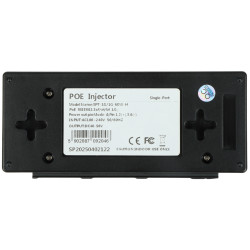 Блок живлення PoE 60W Gigabit Ethernet Injector IEEE 802.3af/at/bt Midspan для IP-камер та точок доступу Delta Power SPT-1G/1G-6