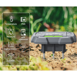 Bezdrôtový snímač vlhkosti a teploty pôdy pre zavlažovací systém IP67 Tuya Smart RainPoint TCS005