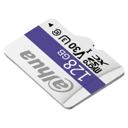 Cartão de memória microSDXC 128GB UHS-I Class 10 U3 V30 para câmaras IP gravadores e telemóveis DAHUA TF-C100/128GB