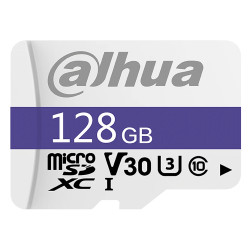 Карта пам'яті microSDXC 128GB UHS-I Class 10 U3 V30 для IP-камер реєстраторів телефонів швидкий запис читання DAHUA TF-C100/128G