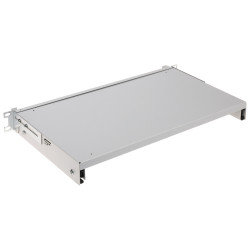 19 inch 1U 24 port SC Simplex LC Duplex fiber optic patch panel sliding drawer grey RAL7035 STALFLEX TFSP-19-1U-24S-SC-G