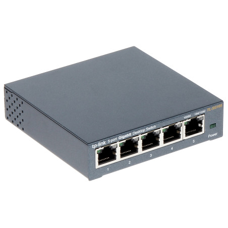 5 Port Gigabit Ethernet Switch 10/100/1000 Mbps RJ45 Metal Desktop Housing TP-LINK TL-SG105