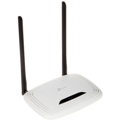 Bezvadu Wi-Fi maršrutētājs 300Mbps 4 LAN porti Fast Ethernet QoS ugunsmūris DMZ DHCP serveris portu pāradresācija TP-LINK TL-WR8