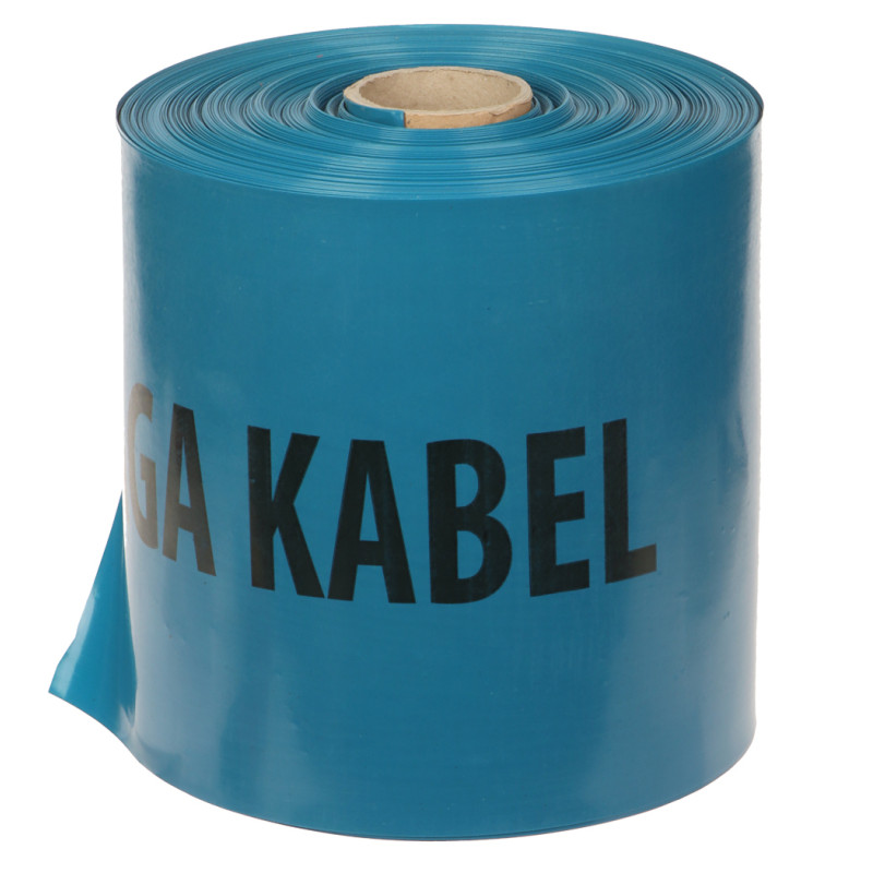 Plava traka upozorenja za niskonaponske kabele POZOR KABEL 100m 20cm SEP Izdržljiva Otporna Debela Delta TO-ENNN/30/20-100M