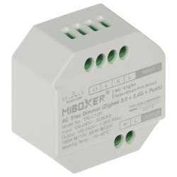 Akıllı LED Aydınlatma Kontrolcüsü ZigBee 2.4GHz Tuya Smart Sıva Altı Dimmer Ev Otomasyonu RF MiBOXER TRI-C1ZR