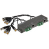 8-канальний пасивний відеотрансформатор AHD CVI TVI CVBS 4K UHD RJ45 BNC металевий корпус дальність 400м Delta TR-8M