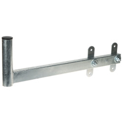 Galvanized steel side wall mount bracket for antenna mast CCTV camera 64cm boom DELTA UML-43H55