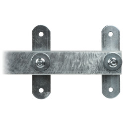 תושבת קיר צדדית מפלדה מגולוונת למסור אנטנה מצלמת אבטחה זרוע 64 ס"מ DELTA UML-43H55