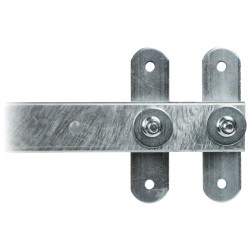 תושבת קיר צדדית מפלדה מגולוונת למסור אנטנה מצלמת אבטחה זרוע 64 ס"מ DELTA UML-43H55