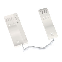 Interfon digital pentru sisteme de interfonie magnetic alb butoane funcționale 2 fire montaj aparent receptor interfon ACO UP940