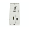 Combiné numérique pour systèmes d'interphone magnétique blanc boutons de fonction 2 fils montage en saillie ACO UP940