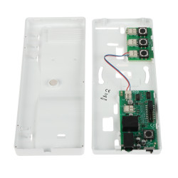 Interfon digital pentru sisteme de interfonie magnetic alb butoane funcționale 2 fire montaj aparent receptor interfon ACO UP940