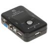 สวิตช์ KVM VGA USB 2 พอร์ต พร้อม USB 2.0 HUB รองรับความละเอียด 1080p Full HD Pawonik VGA+USB-SW-2/1