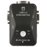 VGA USB KVMスイッチ 2ポート USB 2.0ハブ搭載 1080p Full HD対応 Pawonik VGA+USB-SW-2/1