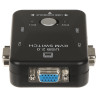 VGA USB KVM-lüliti 2 porti USB 2.0 jaotur 1080p Full HD Pawonik VGA+USB-SW-2/1