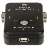 VGA USB KVM-schakelaar 2 poorten USB 2.0 Hub Splitter Switch 1080p Full HD Pawonik VGA+USB-SW-2/1